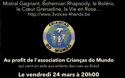 24 mars 2023, Concert au profit de l’association Crianças do Mundo