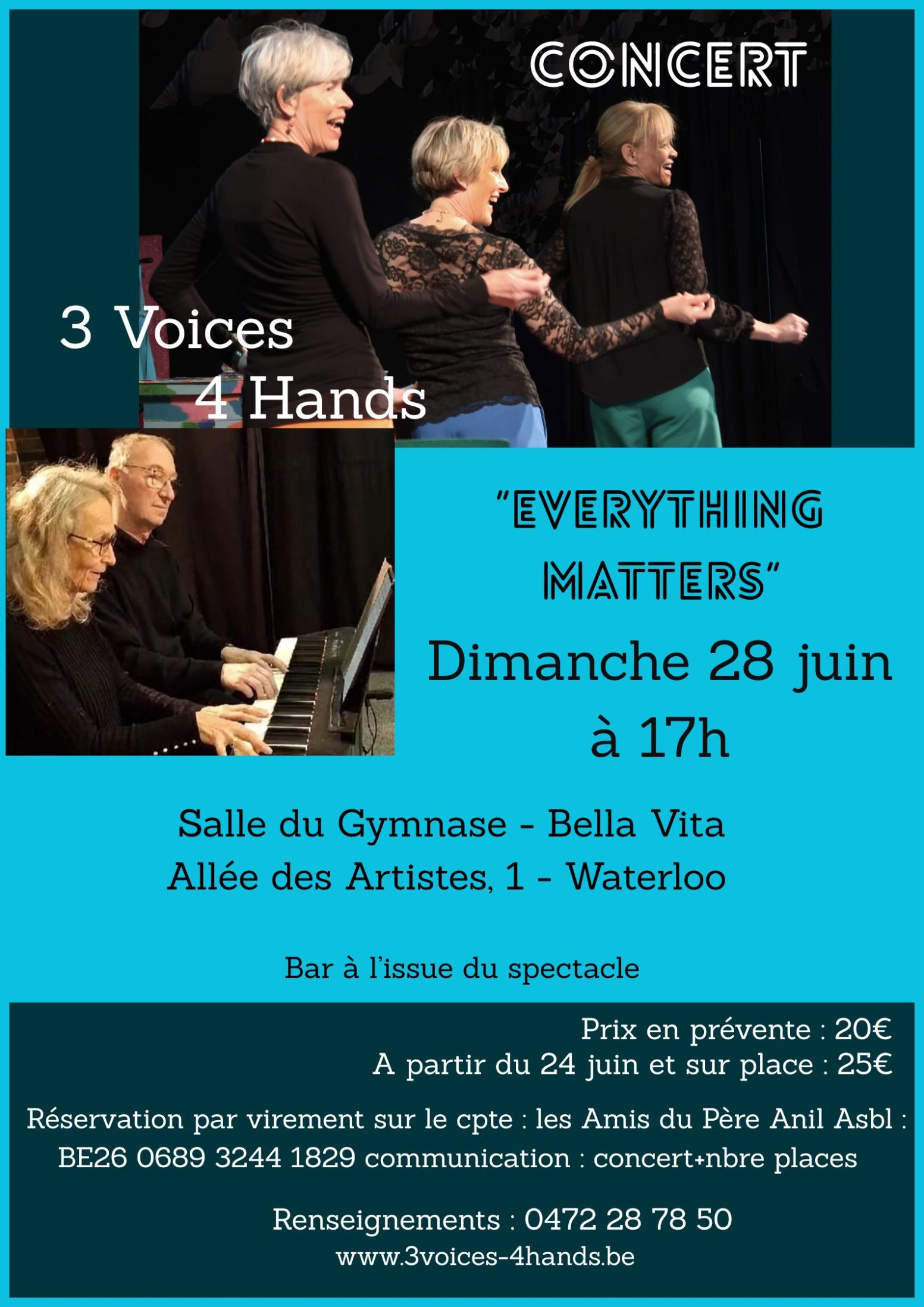 affiche concert 7 avril 2024 Salle Jules Bastin